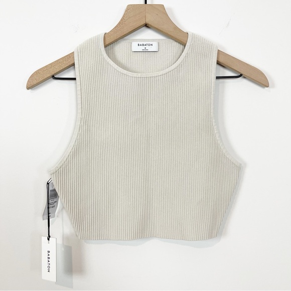NWT Aritzia Babaton Sculpt Knit Racer Tank - Picture 7 of 14
